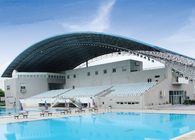 敦煌游泳馆网架